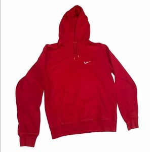 Nike Red Swoosh Hoodie